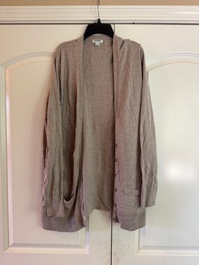 Old Navy Tan Open-Front Cardigan
